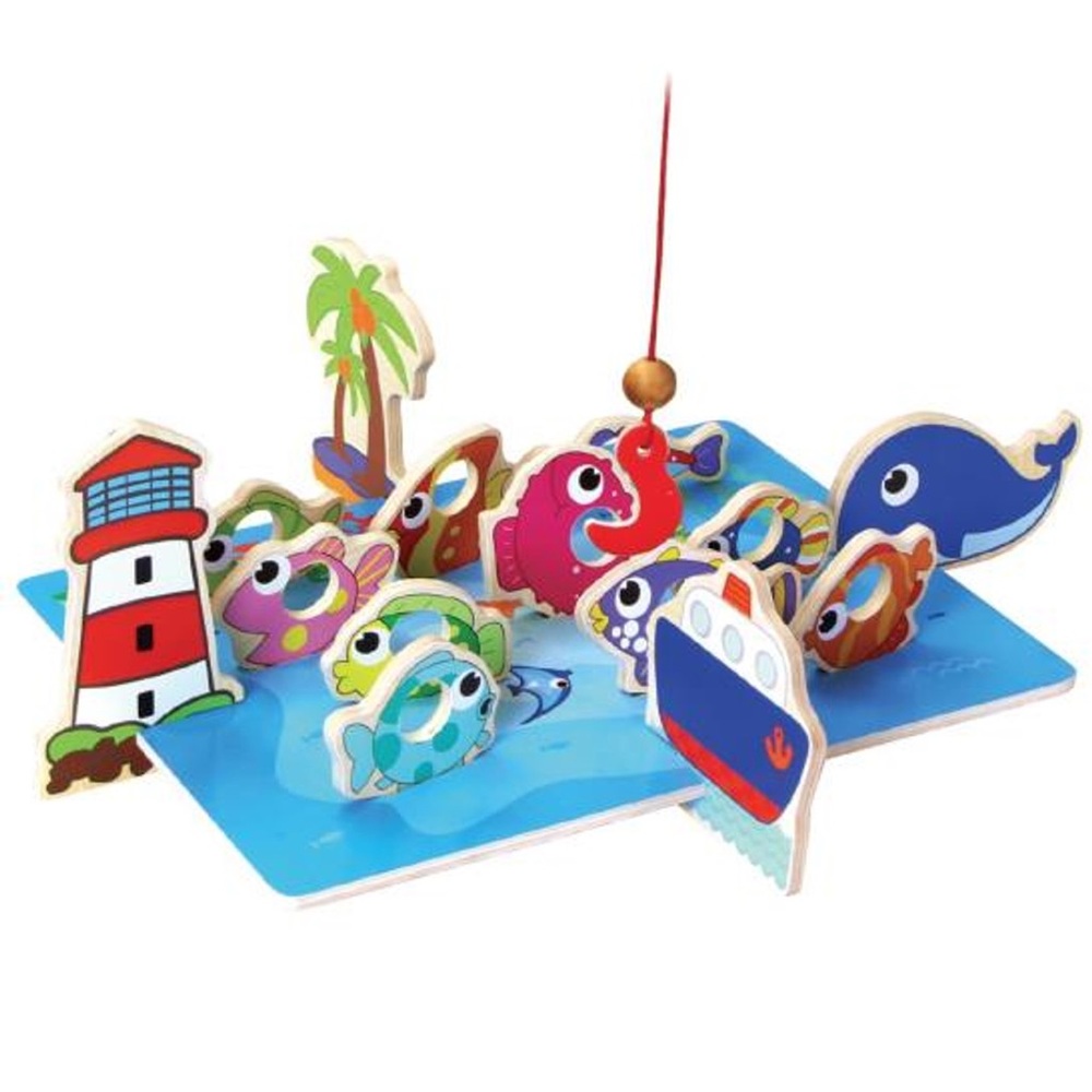 Wooden Fishing Game